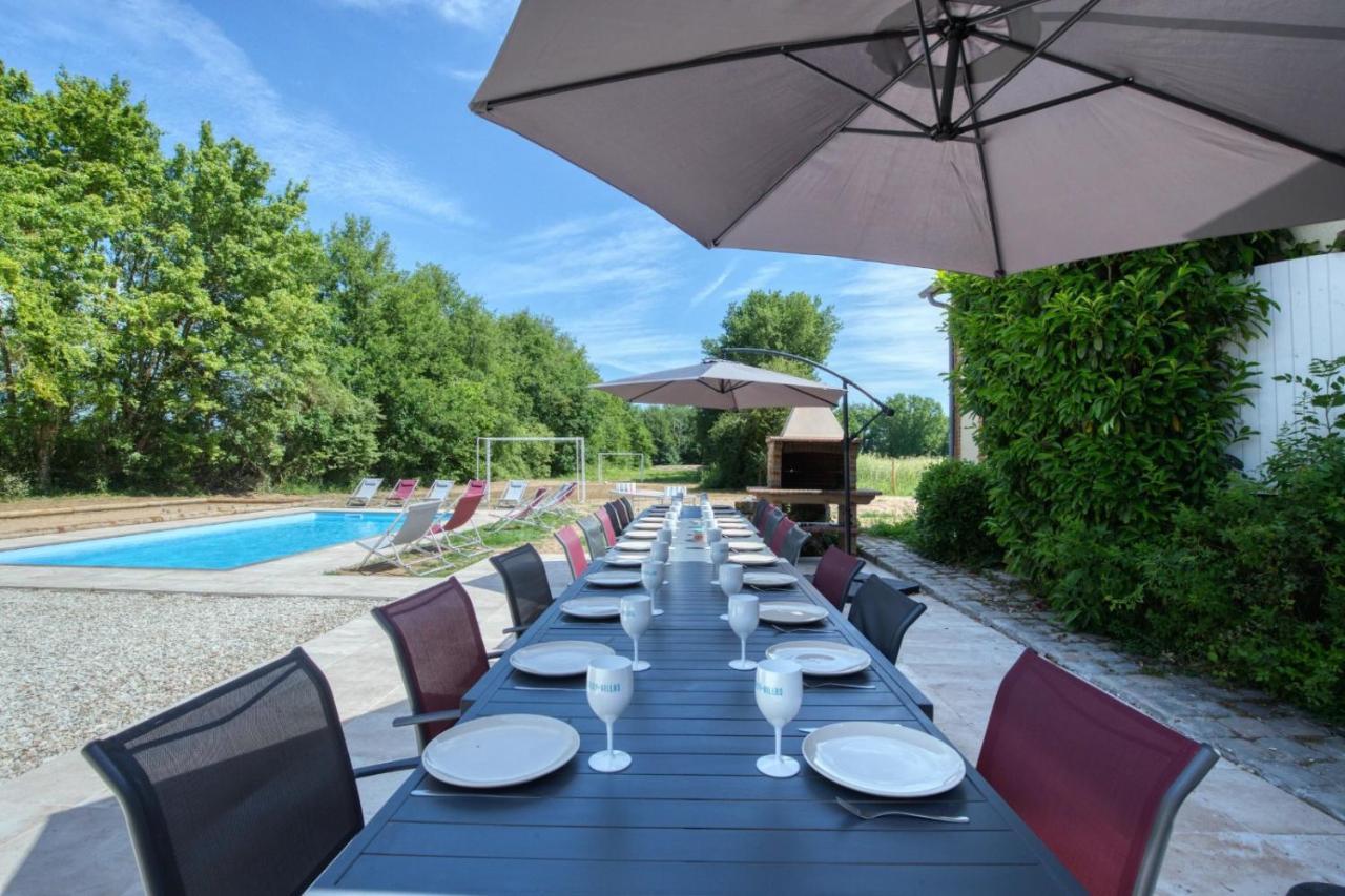 Crazy Villa Le Petit Belair 18 - Heated Pool - Foot - 2H Paris - 30P Aubigny sur Nere Bagian luar foto