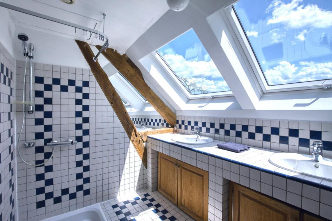 Crazy Villa Le Petit Belair 18 - Heated Pool - Foot - 2H Paris - 30P Aubigny sur Nere Bagian luar foto
