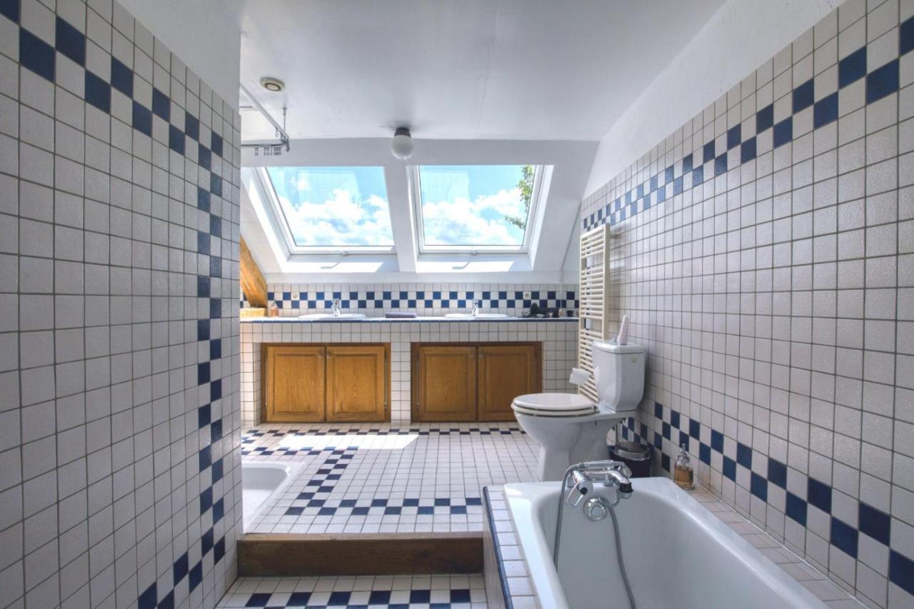 Crazy Villa Le Petit Belair 18 - Heated Pool - Foot - 2H Paris - 30P Aubigny sur Nere Bagian luar foto