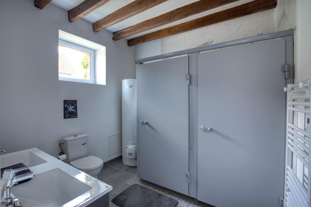 Crazy Villa Le Petit Belair 18 - Heated Pool - Foot - 2H Paris - 30P Aubigny sur Nere Bagian luar foto