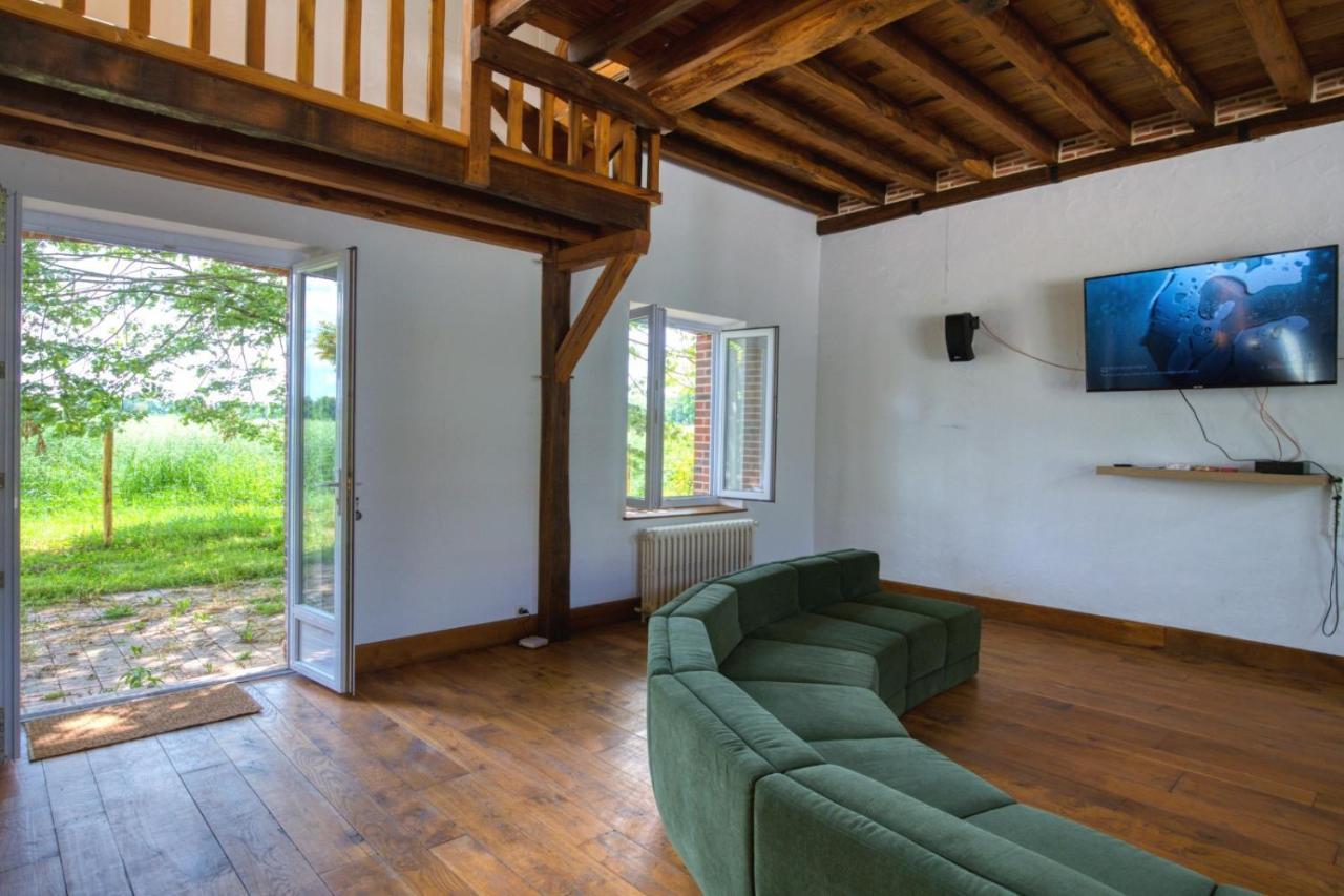 Crazy Villa Le Petit Belair 18 - Heated Pool - Foot - 2H Paris - 30P Aubigny sur Nere Bagian luar foto