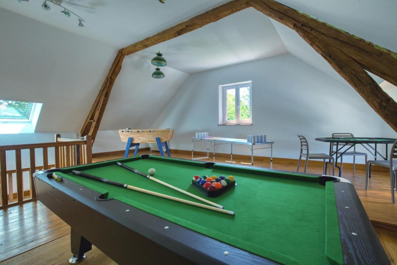 Crazy Villa Le Petit Belair 18 - Heated Pool - Foot - 2H Paris - 30P Aubigny sur Nere Bagian luar foto