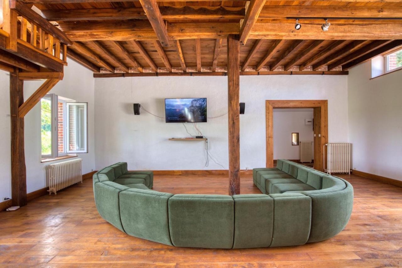 Crazy Villa Le Petit Belair 18 - Heated Pool - Foot - 2H Paris - 30P Aubigny sur Nere Bagian luar foto