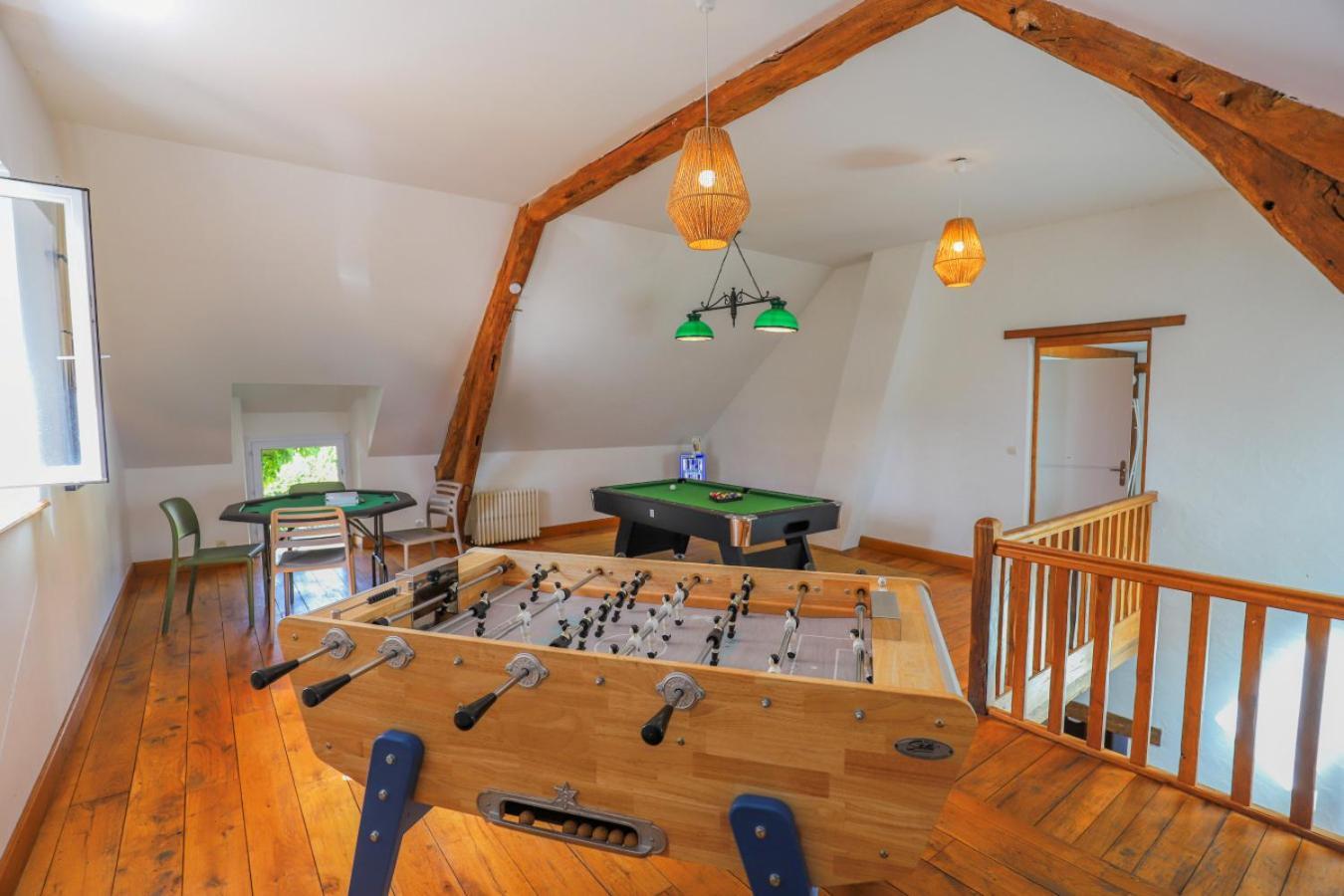 Crazy Villa Le Petit Belair 18 - Heated Pool - Foot - 2H Paris - 30P Aubigny sur Nere Bagian luar foto