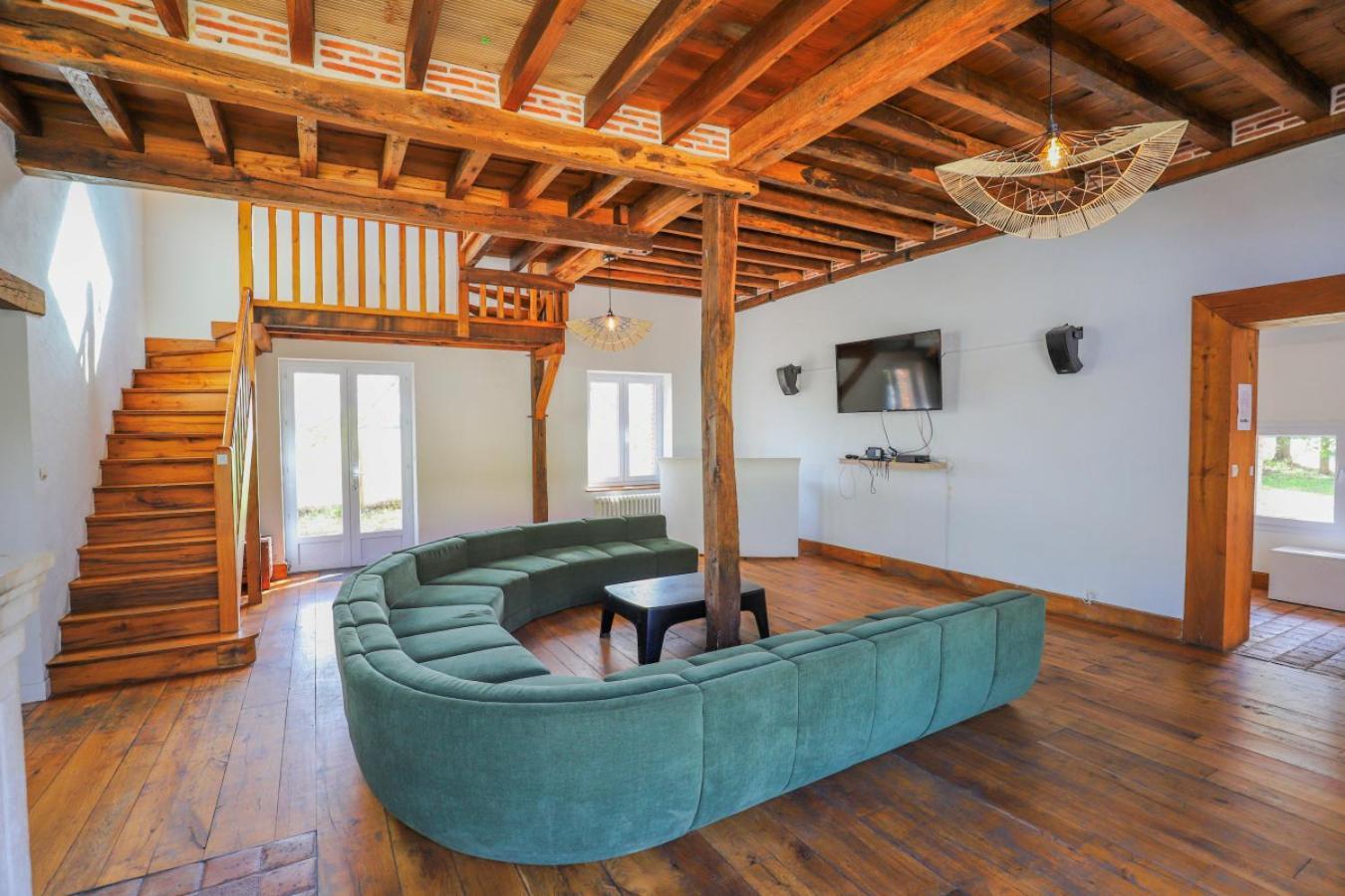 Crazy Villa Le Petit Belair 18 - Heated Pool - Foot - 2H Paris - 30P Aubigny sur Nere Bagian luar foto