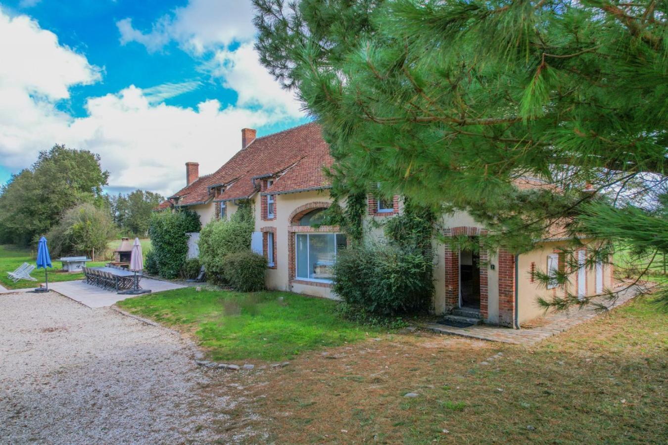 Crazy Villa Le Petit Belair 18 - Heated Pool - Foot - 2H Paris - 30P Aubigny sur Nere Bagian luar foto